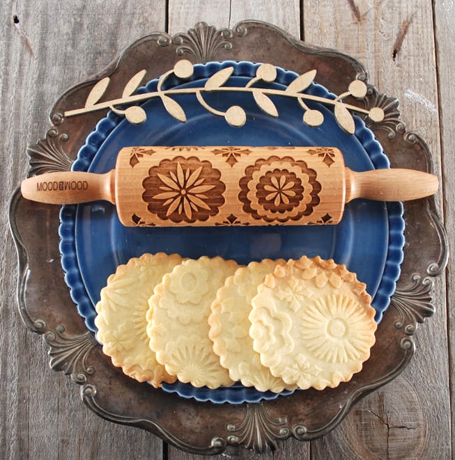 Decorative mini rolling pin from Mood for Wood
