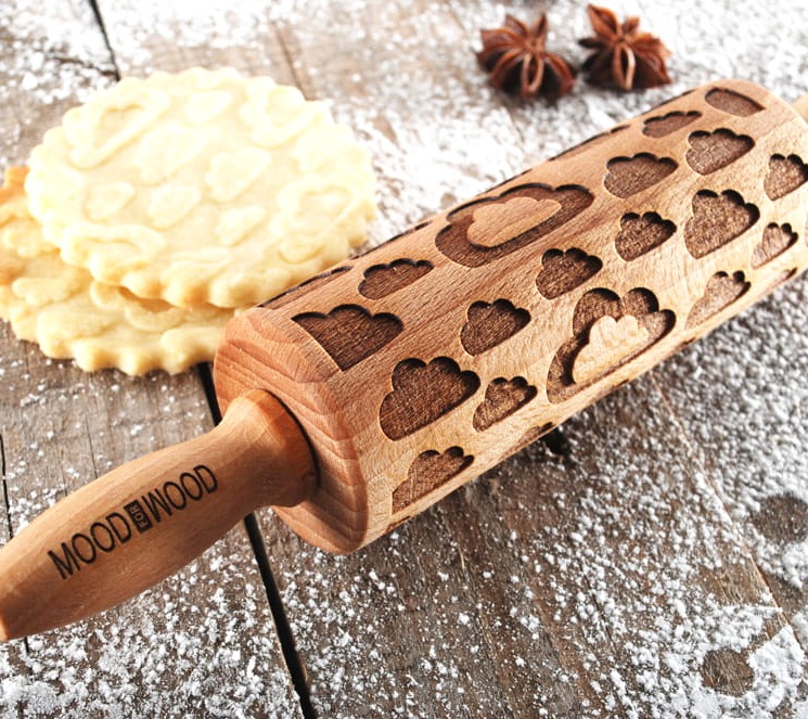 Mini engraved rolling pin