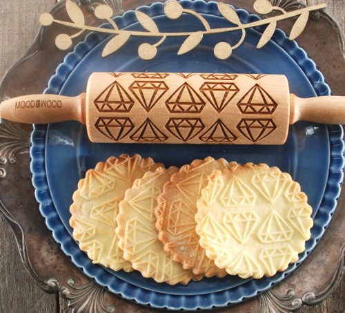 Mini rolling pin for cookies
