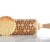 engraved wooden rolling pin diamonds beech