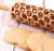 festive cookie roller engraved design