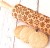 Embossing rolling pin with flowers