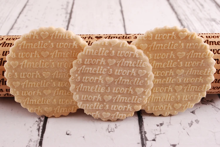 Personalized rolling pin with name