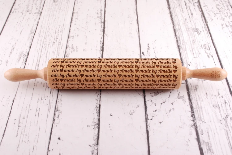 Personalizowany wałek do ciasta z imieniem - od Mood for Wood
